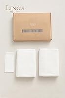 Ling's Moment 10ft x 10ft White Sheer Wedding Backdrop Curtains, 2 Panels — image 8