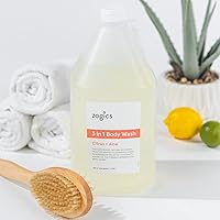 Zogics 3-in-1 Body Wash Citrus + Aloe, 4 Gallons — image 3
