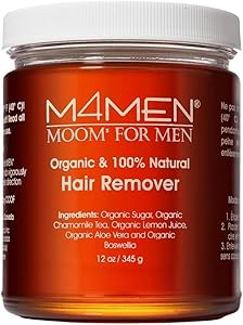 MOOM Organic Hair Removal Sugar Wax for Men 12oz Review