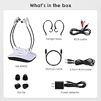 SIMOLIO SM-824D2 Wireless TV Headphones — image 8