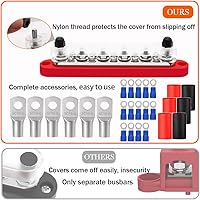 Dianrui 12V Bus Bar Power Distribution Block 250A — image 3