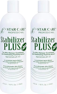 STAR CARE Stabilizer Plus After-Relaxer Conditioner 16 Fl Oz (Pack of 2)
