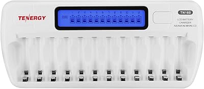 Tenergy TN160 12-Bay Smart Battery Charger