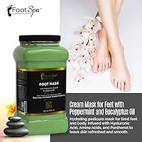 FootSpa Cream Mask for Foot, 128 Oz with Peppermint and Eucalyptus Oil — image 3