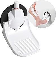 CWD&SQH Shower Foot Rest for Shaving Legs with Industrial Suction Cup, White — image 1