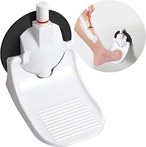 CWD&SQH Shower Foot Rest for Shaving Legs with Industrial Suction Cup, White Review