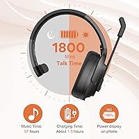 EKSA H1 Noise Cancelling Bluetooth Headset — image 4