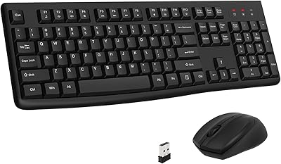 EDJO Wireless Keyboard and Mouse Combo