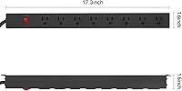HHSOET Metal 8 Outlet Power Strip — image 2
