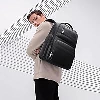 Bopai 40L Genuine Leather Laptop Backpack — image 7