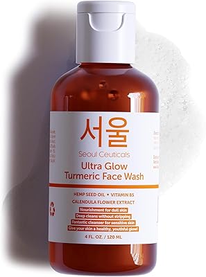 SeoulCeuticals Korean Turmeric Face Wash 4oz