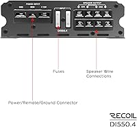 Recoil DI550.4 4-Channel Car Audio Amplifier — image 5