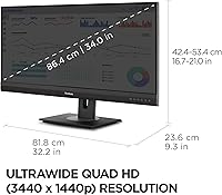 ViewSonic VG3456A 34-Inch Ultrawide QHD IPS Monitor — image 5