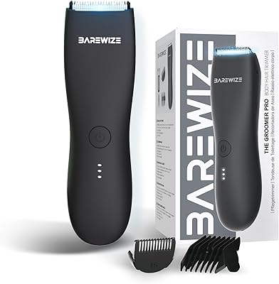 BAREWIZE Body Hair & Pubic Hair Trimmer HC-W050