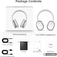 T-fun NC95 Hybrid Active Noise Cancelling Headphones — image 8