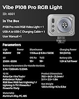 SMALLRIG Vibe P108 Pro RGB Video Light — image 9