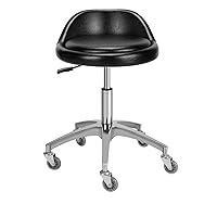 McDooFly Rolling Salon Stool Chair with Back Support — image 3