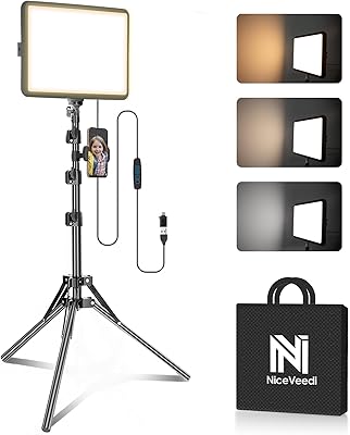 NiceVeedi LED Video Light Kit