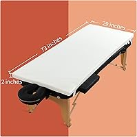 ROYALAY 2 Inch Memory Foam Lash Bed Topper, 73x29x2 inch, White — image 2