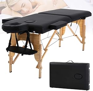 HHS Professional 84″ Portable Massage Table - Black Review