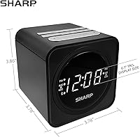 Sharp SPC729AMZ FM Clock Radio with Bluetooth Speaker — image 5
