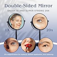 MIRRORVANA 20X Magnified Makeup Mirror with Stand — image 2