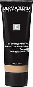 Dermablend Leg and Body Makeup Foundation 20N Light Natural 4.8oz Review