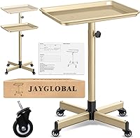 JayGlobal Gold Salon Tray On Wheels — image 1