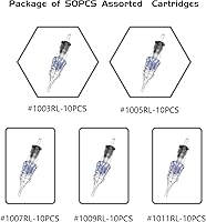BRONC Assorted Tattoo Cartridge Needles 50pcs Mixed — image 3
