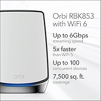 NETGEAR Orbi RBK853 WiFi 6 Mesh System — image 3