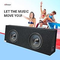 Atrend E12DT 12-Inch Dual Sealed Subwoofer Enclosure — image 5