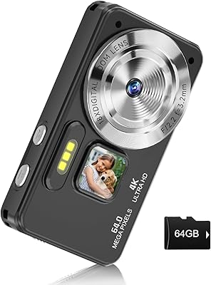 MINIBEAR A-56 Digital Camera 64MP 4K