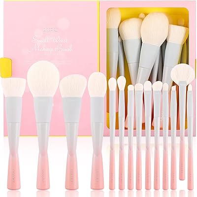 Docolor 14Pcs Makeup Brushes Set - Pink