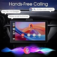 Haudio 7-inch Wireless Double Din Car Stereo with CarPlay & Android Auto — image 4