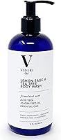 Videri Sulfate Free Body Wash Lemon Sage & Tea Tree 12oz — image 1