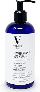 Videri Sulfate Free Body Wash Lemon Sage & Tea Tree 12oz Review