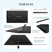 XP-Pen Star03 V2 Drawing Tablet — image 2