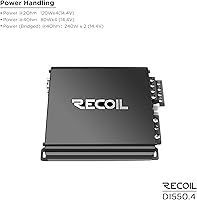 Recoil DI550.4 4-Channel Car Audio Amplifier — image 3