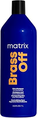 Matrix Brass Off Toning Blue Shampoo 10 oz