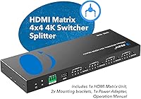 OREI UHD-404R 4x4 4K HDMI Matrix Switcher — image 2