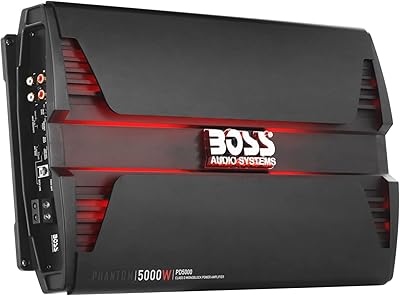 BOSS Audio Systems PD5000 Phantom 5000-Watt Class D Monoblock Car Amplifier