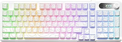 OHY K98 White Gaming Keyboard