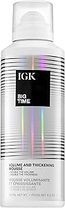 IGK BIG TIME Volume & Thickening Mousse 6.2 Oz Review
