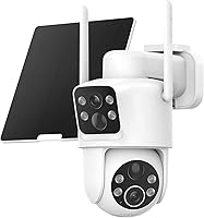TKENPRO Dual Lens Solar Security Camera — image 1