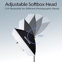 Skytex Softbox Lighting Kit 20x28in with 85W LED Bulb and Light Stand — image 7