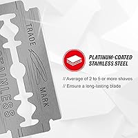 Feather Double Edge Safety Razor Blades - 50 Count — image 4