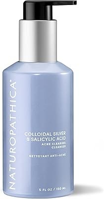 Naturopathica Colloidal Silver and Salicylic Acid Acne Clearing Cleanser, 5 fl oz