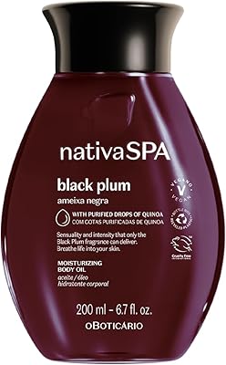 Nativa SPA Black Plum Body Oil, 6.8oz