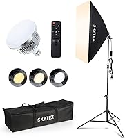 Skytex Softbox Lighting Kit 20x28in with 85W LED Bulb and Light Stand — image 1