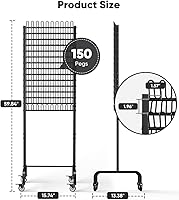 Tigerden 150 Pegs Braiding Hair Rack — image 2